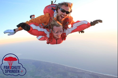 Super ervaring met Parachutespringen boven Texel